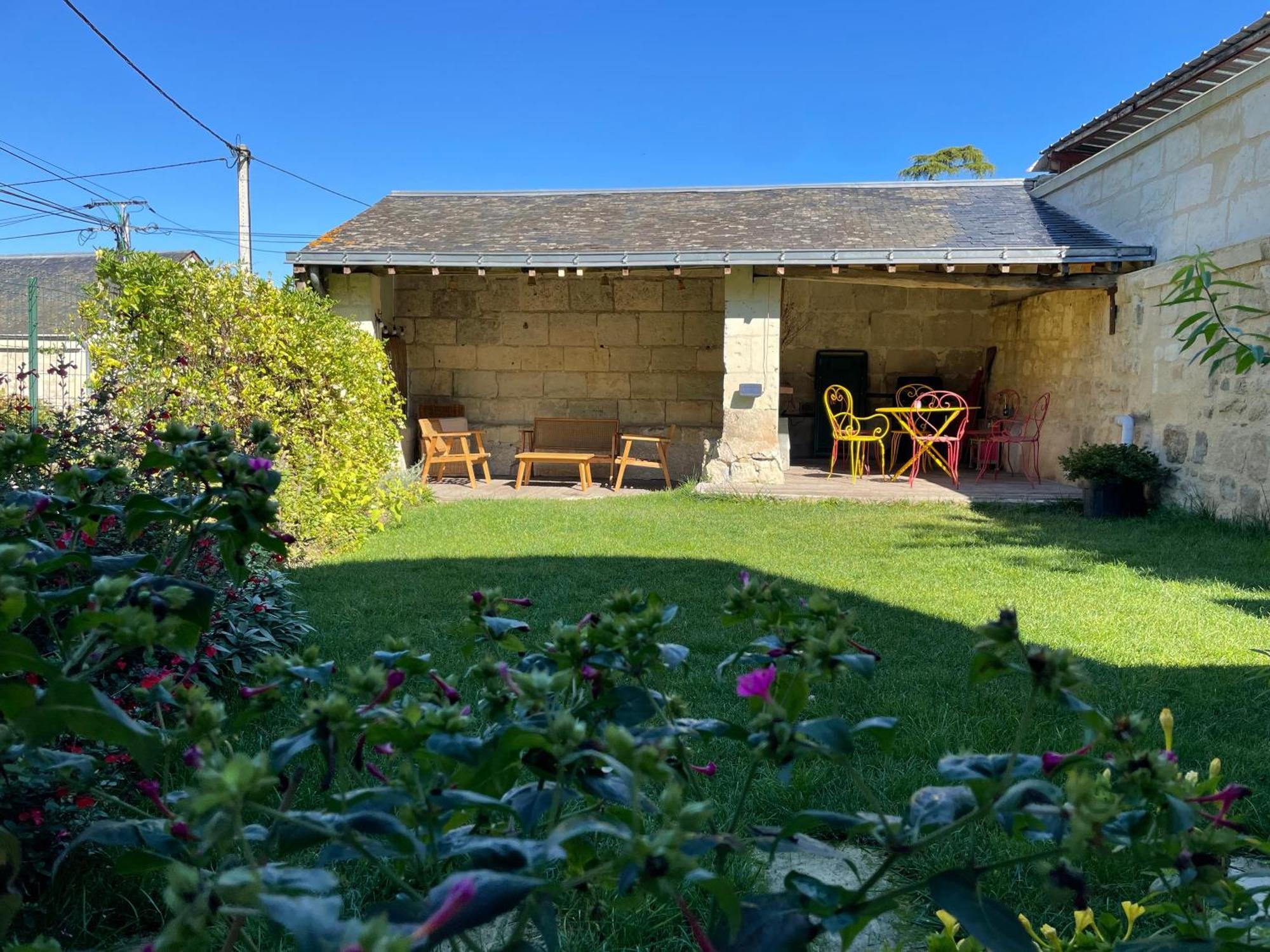 Chez Juliette - Maison Et Jardin - Bord De Loire A โซมูร์ ภายนอก รูปภาพ
